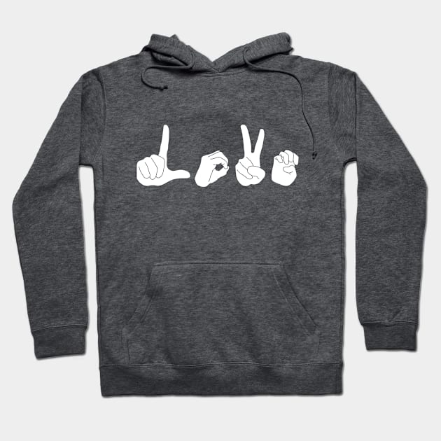 LOVE Hoodie by Tennifer